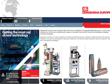Tablet Screenshot of dengensha.co.uk